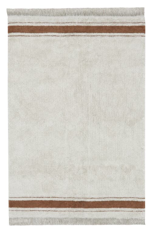 Lorena Canals Gastro Washable Cotton Blend Rug in Toffee at Nordstrom, Size Medium
