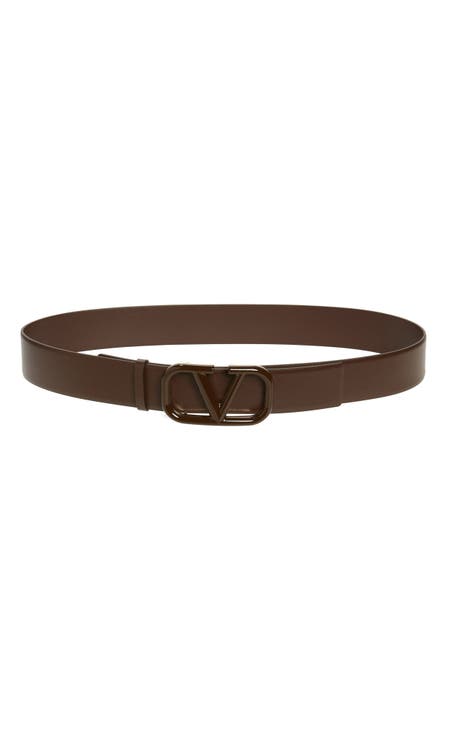 Size 12 Designer Belt - French Sophisticate - Chocolate Brown Tall