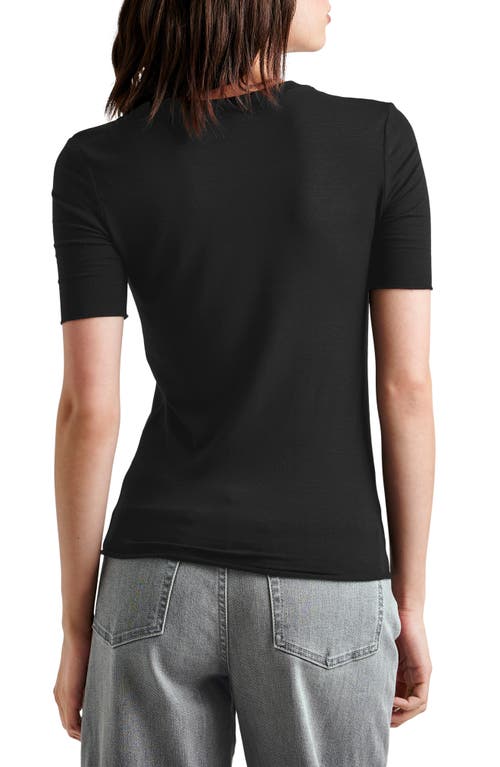 Shop Splendid Jersey T-shirt In Black