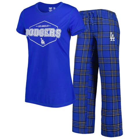 Women's Los Angeles Dodgers Concepts Sport Gray Intermission T-Shirt &  Shorts Sleep Set