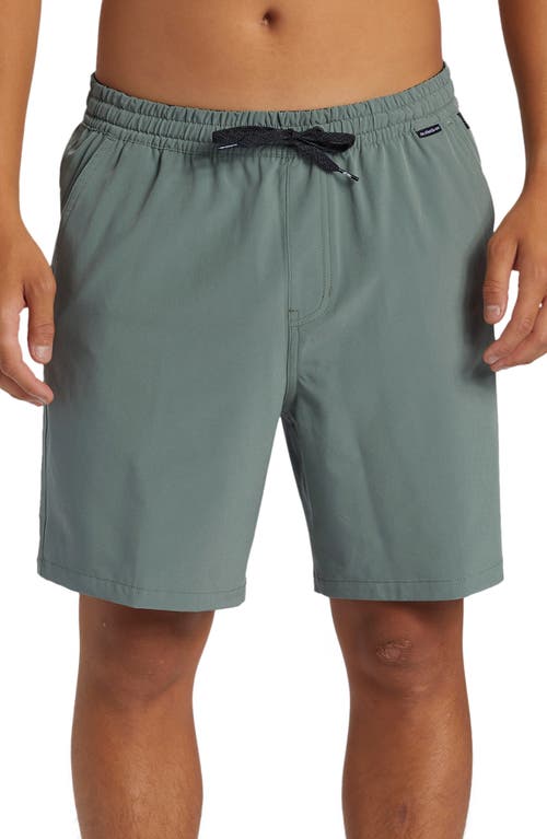 Taxer Amphibian 18 Water Repellent Recycled Polyester Board Shorts in Sea Spray