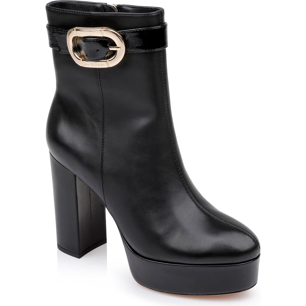 Dee Ocleppo Mel Platform Boot In Black Leather