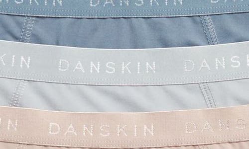 Shop Danskin Assorted 5-pack Brushed Boyshorts In S Wsh/cm Bl/bl Cm