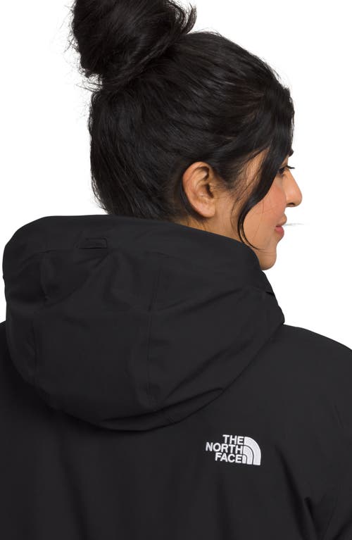 The North Face Arctic Waterproof 600-fill-power Down Parka With Faux Fur Trim In Tnf Black-npf