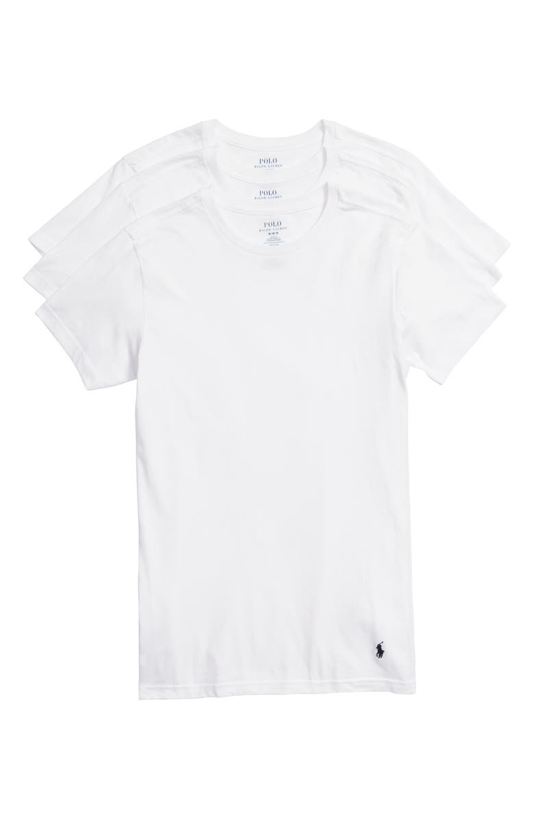 Polo Ralph Lauren 3 Pack Slim Fit Crewneck T Shirts Nordstrom