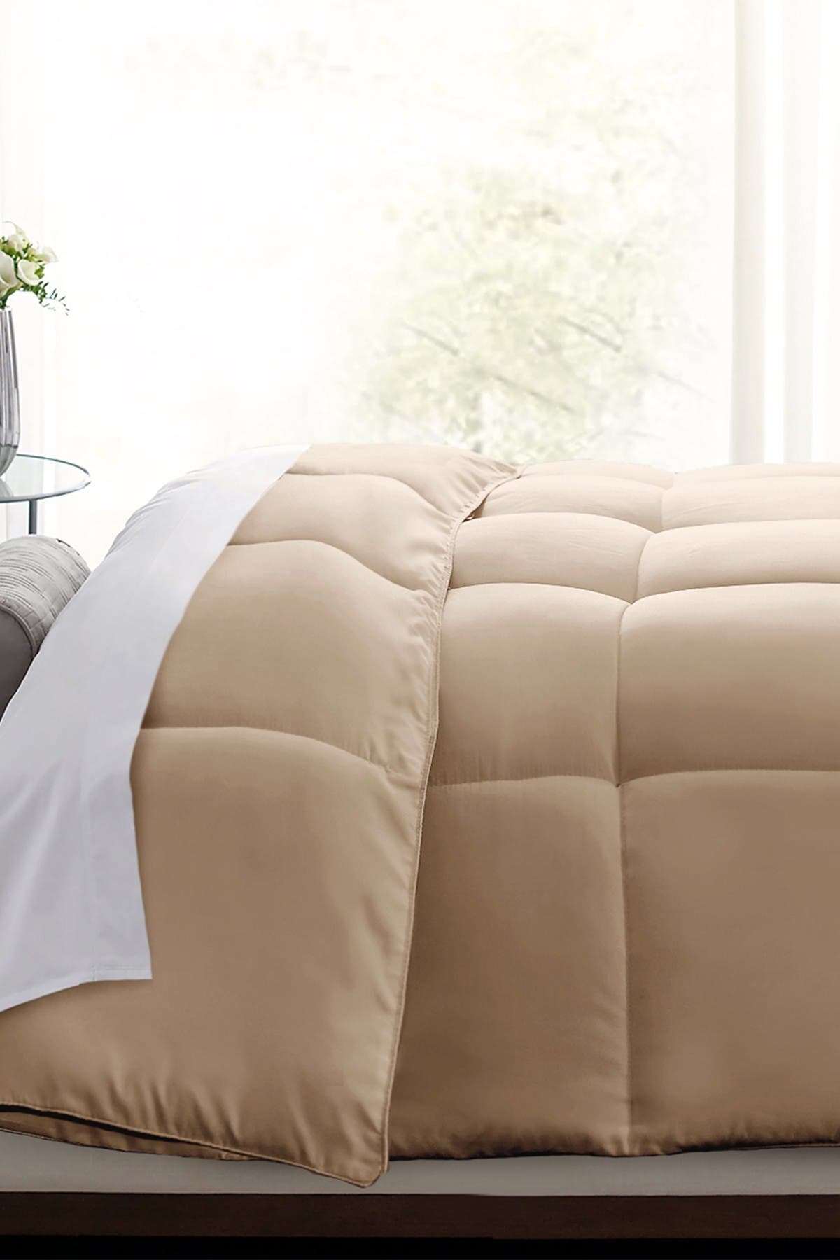 Blue Ridge Home Fashions Down Alternative Microfiber Comforter King Khaki Nordstrom Rack