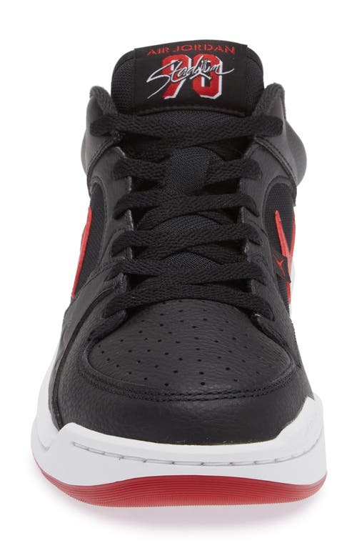 Shop Jordan Stadium 90 Sneaker In Black/gym Red/white