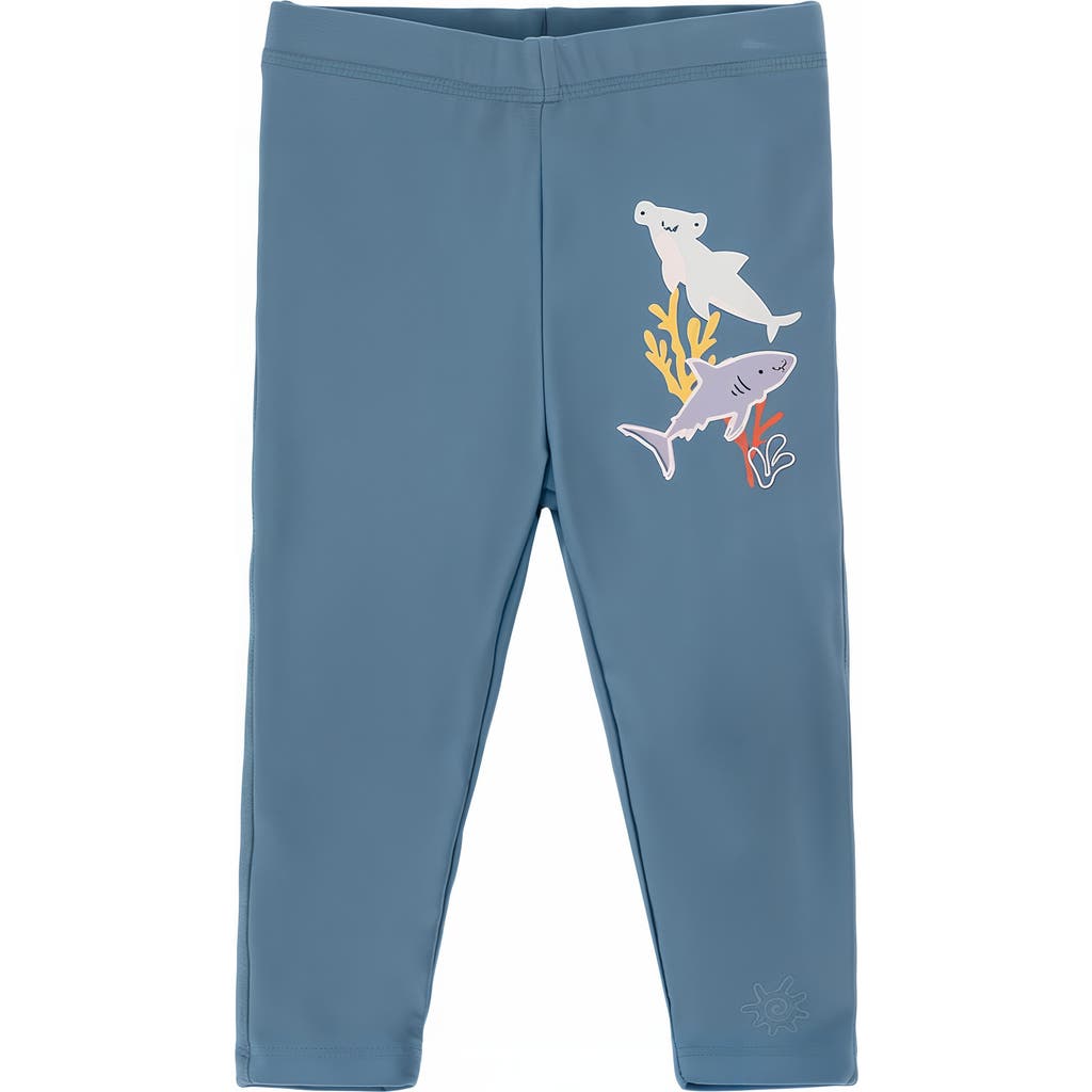 Uv Skinz Swim Leggingz In Baltic Reef Shark