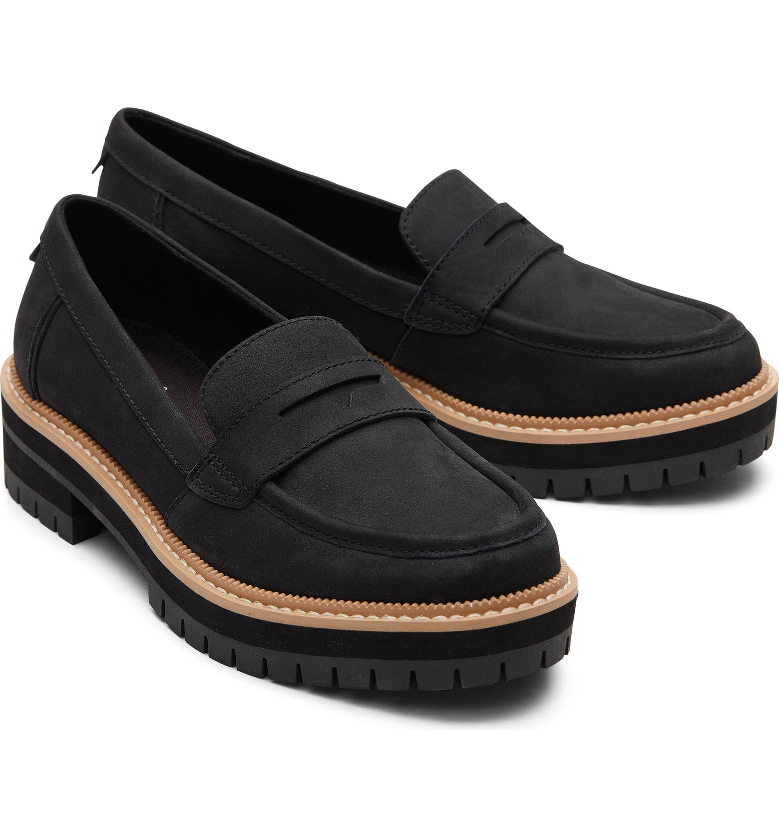 TOMS Cara Platform Penny Loafer (Women) | Nordstrom
