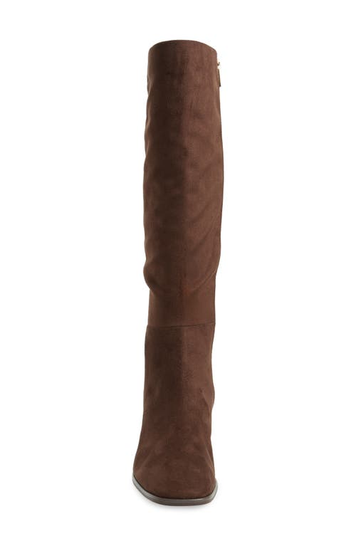 Nordstrom Rack Newbury Block Heel Boot In Brown Chocolate