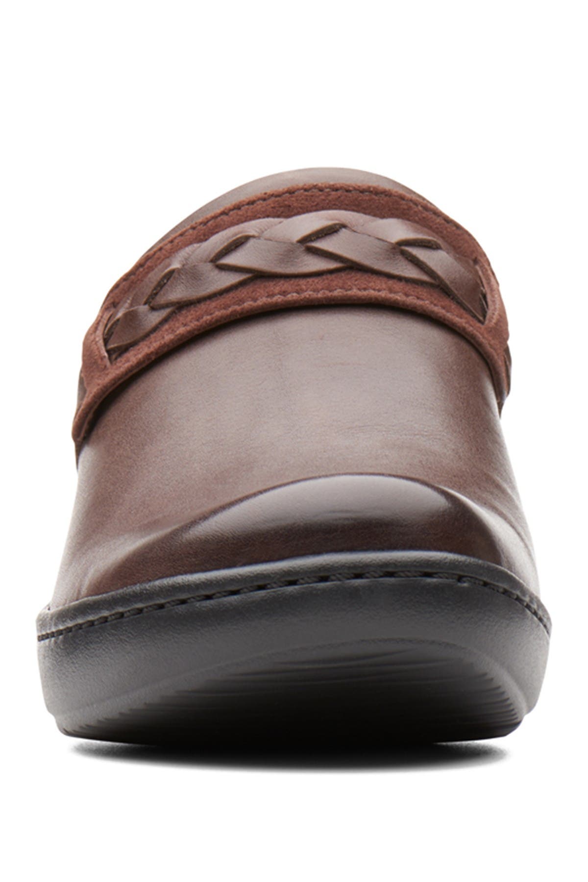 clarks clogs wide width