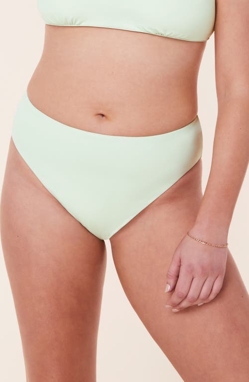 The '90s High Waist Bikini Bottoms in Pistachio