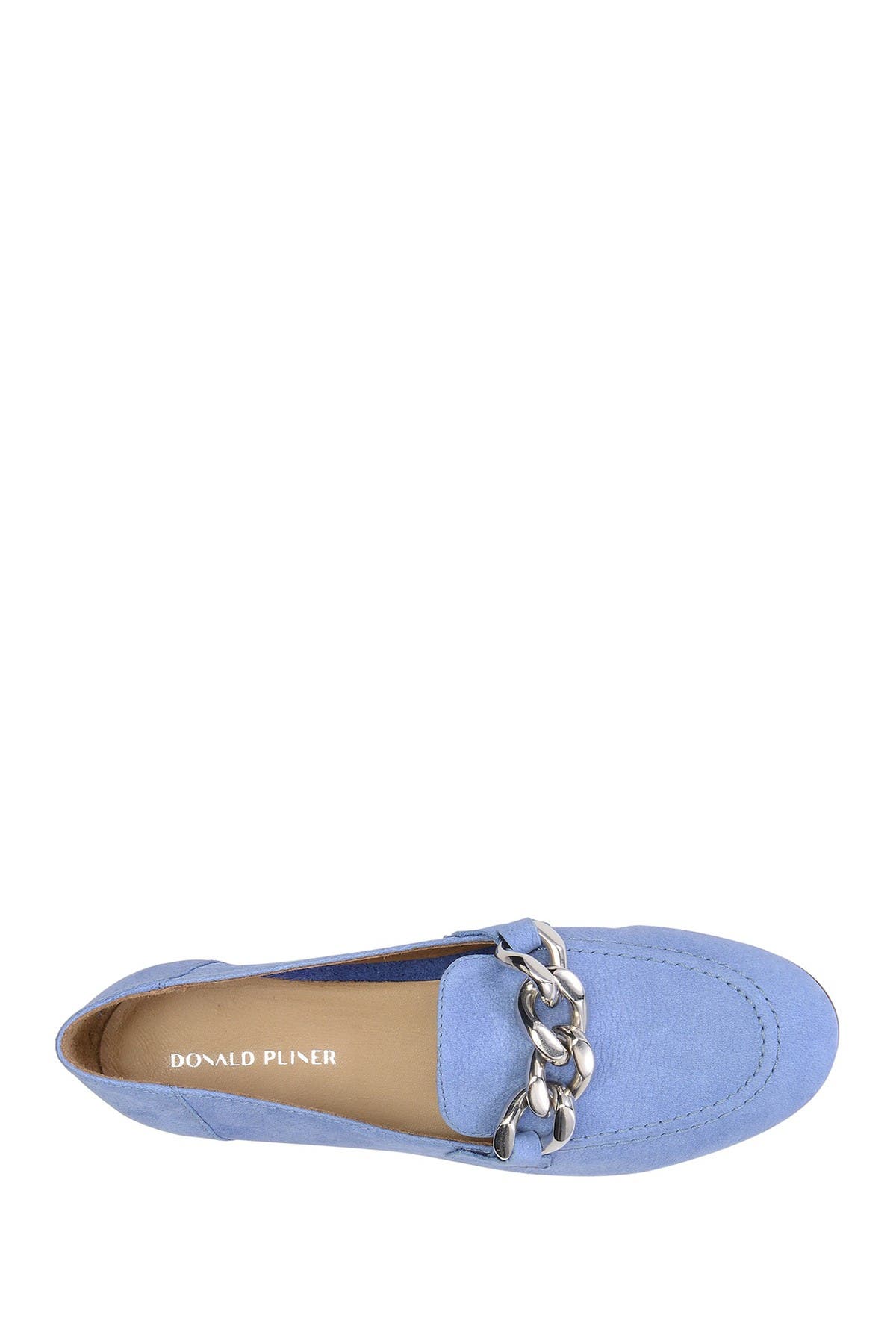 Donald Pliner Nolin Suede Leather Loafer In Turquoise/aqua