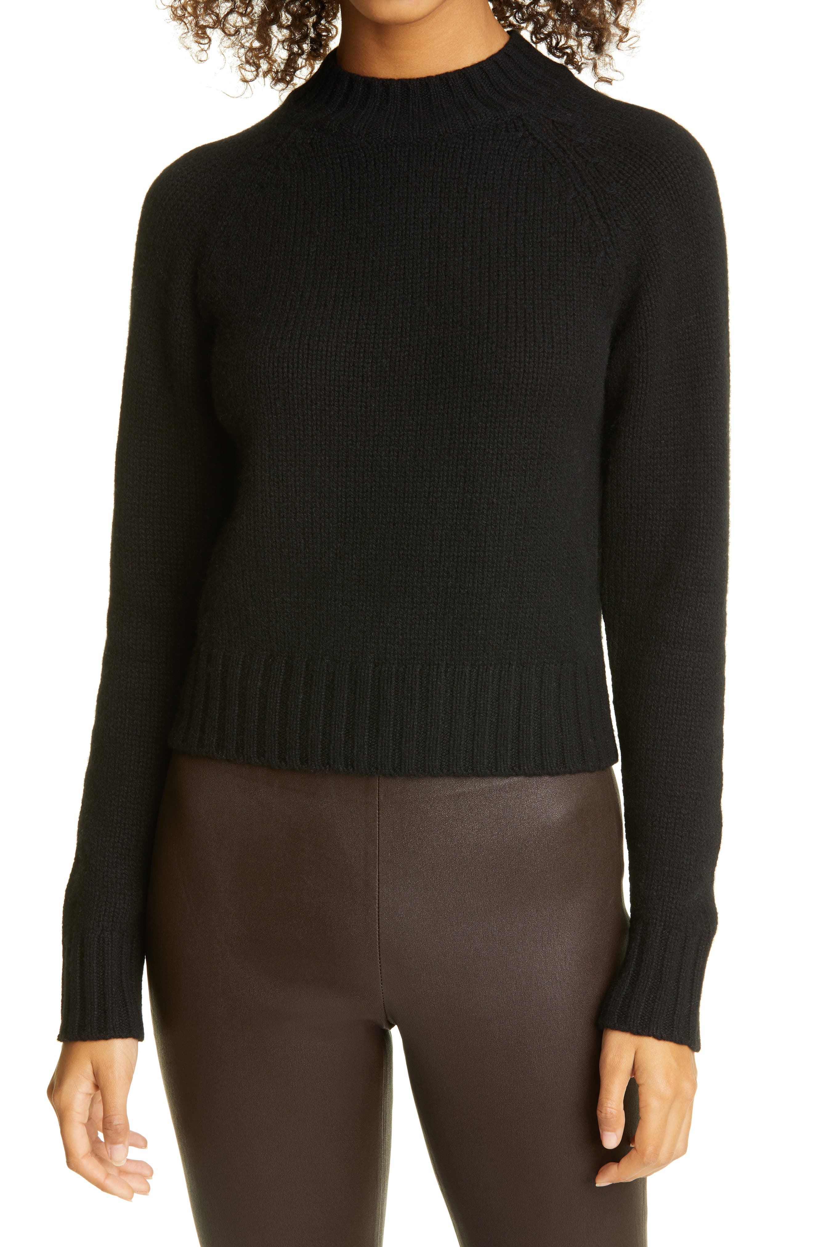 vince black cashmere sweater