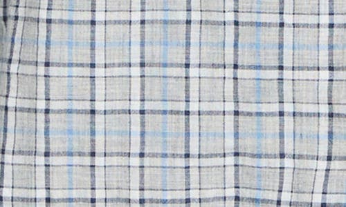 Faherty Sunwashed Chambray Button-up Shirt In Silver Falls Plaid