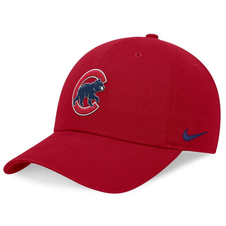 Nike Red Chicago Cubs Evergreen Club Adjustable Hat