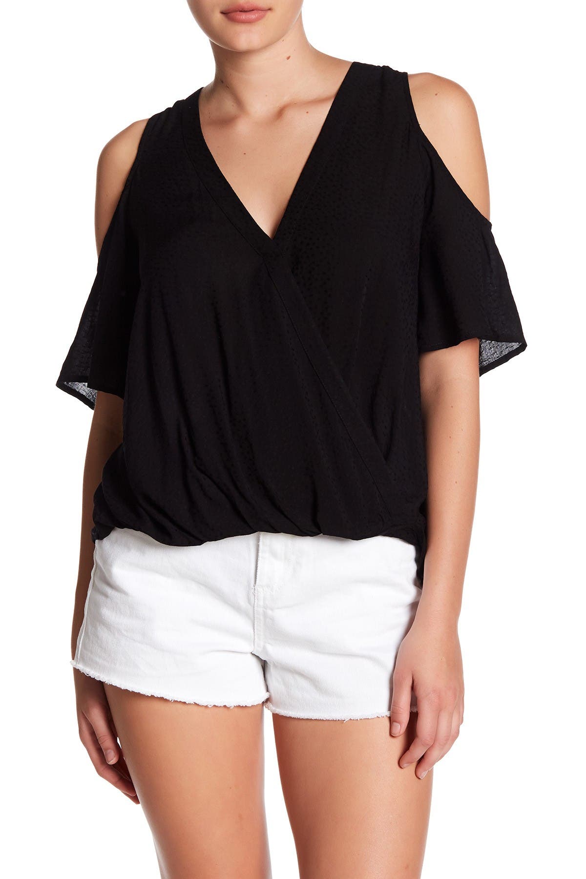 lush cold shoulder top