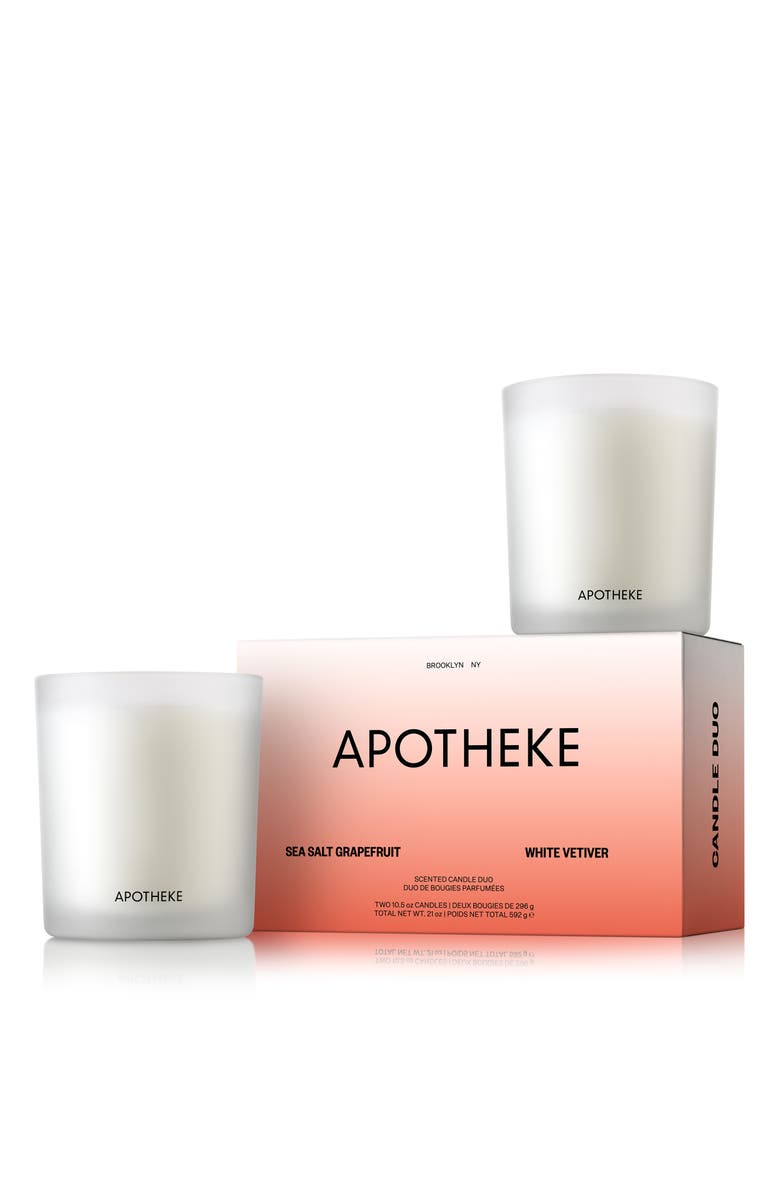APOTHEKE Sea Salt Grapefruit & White Vetiver Scented Candle Set (Nordstrom Exclusive) USD 88