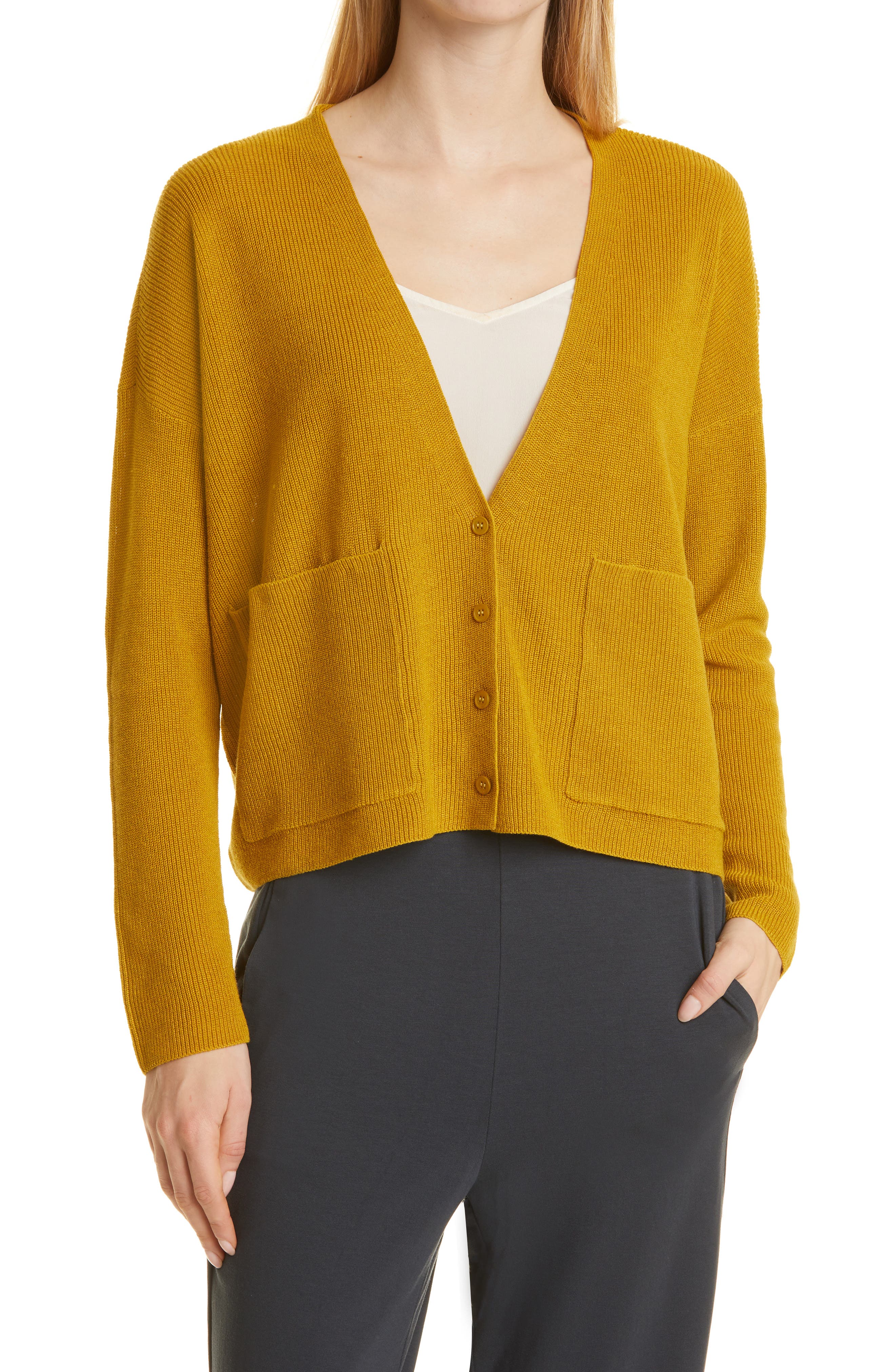 yellow sweaters womens