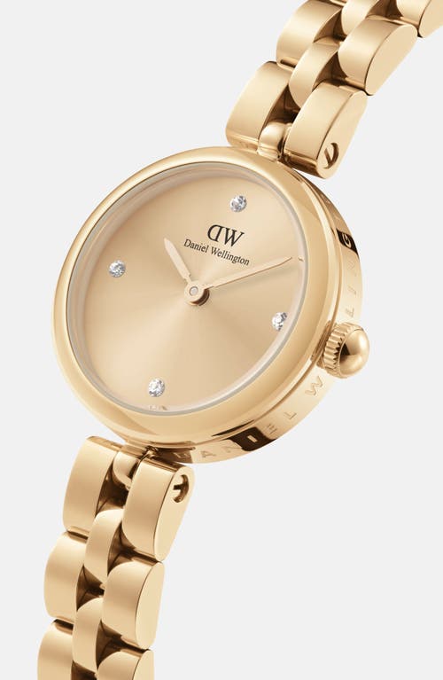 Shop Daniel Wellington Elan Bracelet Strap Watch, 22mm In Gold