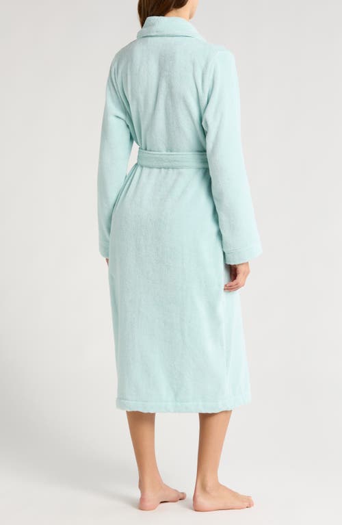 Shop Nordstrom Hydro Cotton Terry Robe In Blue Starlight