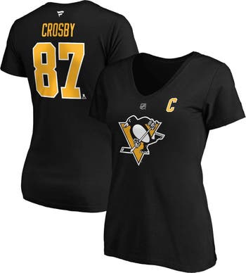 Women's Fanatics Branded Sidney Crosby Black Pittsburgh Penguins Special Edition 2.0 Breakaway Player Jersey Size: Medium