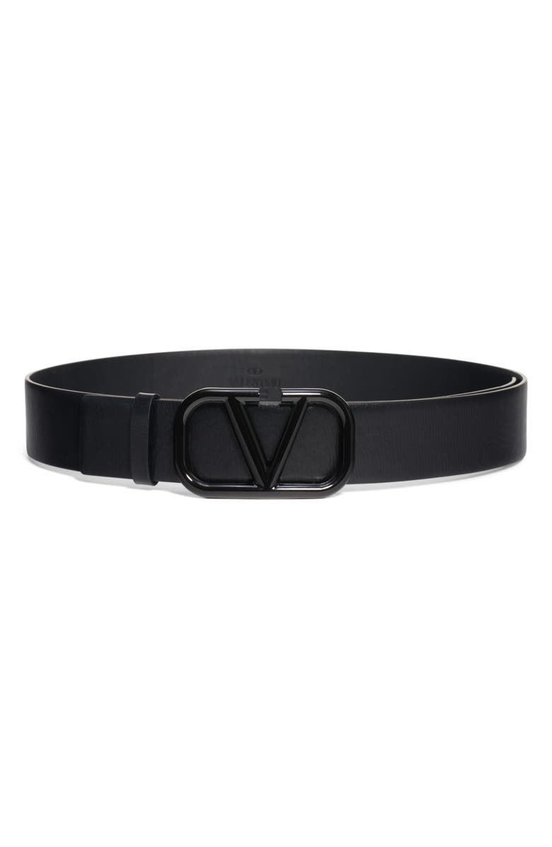 Valentino V-Buckle Leather Belt | Nordstrom