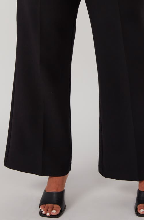 Shop Estelle Neptune Wide Leg Pants In Black