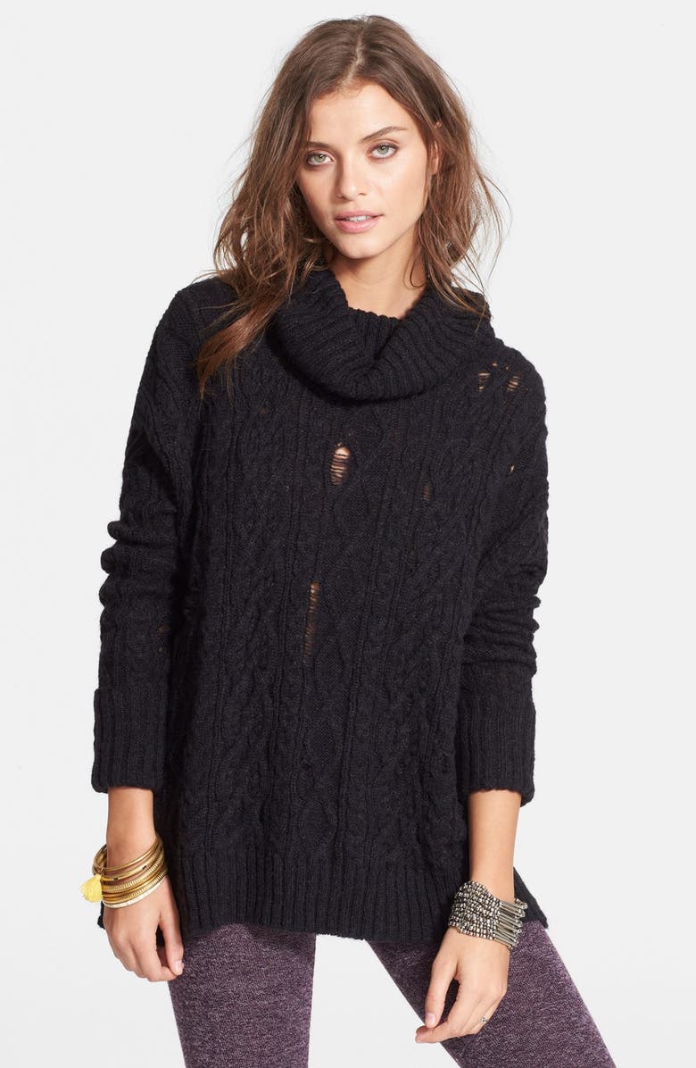 Free People 'Complex' Cable Knit Pullover | Nordstrom