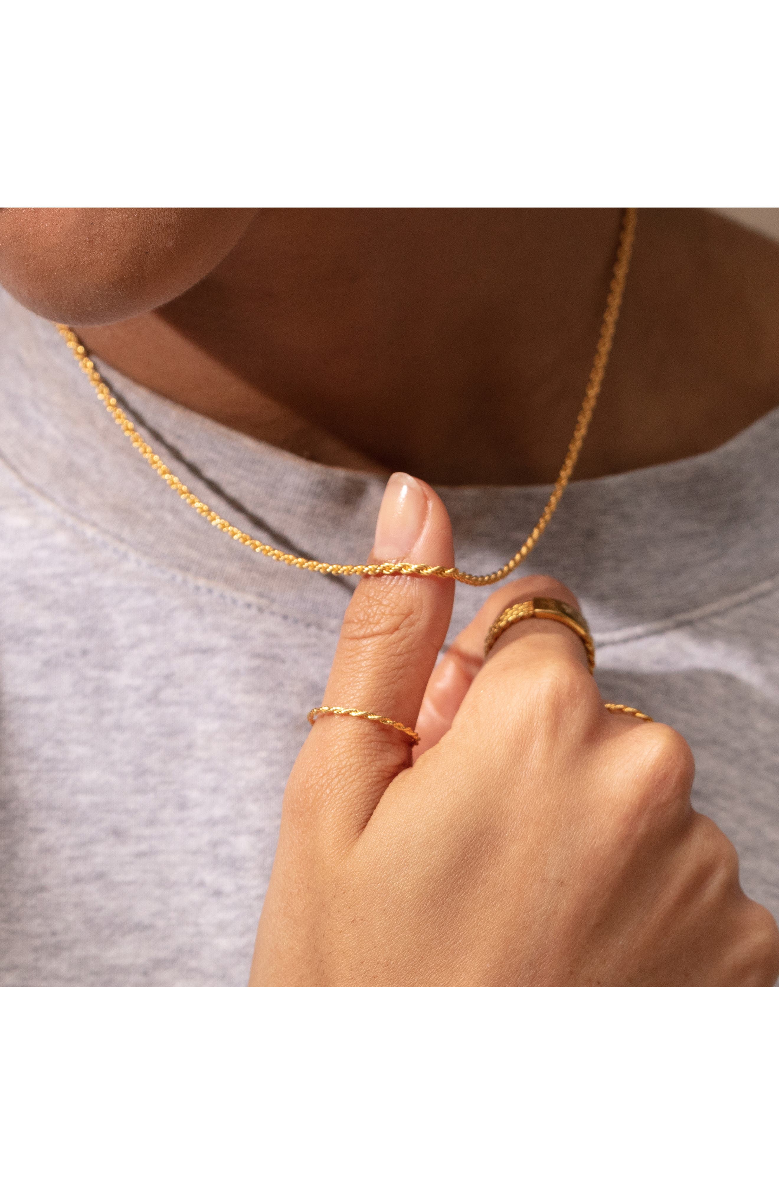 Monica Vinader Rope Chain Necklace Nordstrom