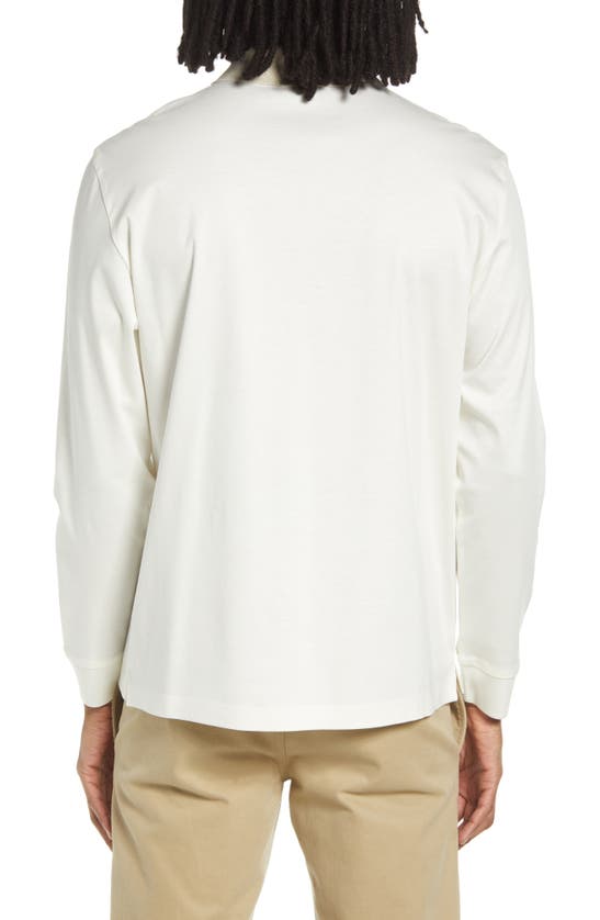 CLUB MONACO REFINED LONG SLEEVE COTTON POLO