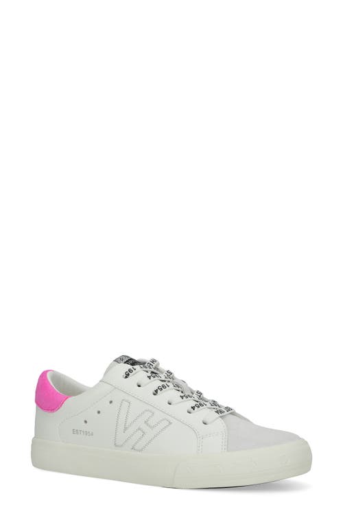 Vintage Havana Starter Sneaker In White/grey/pink