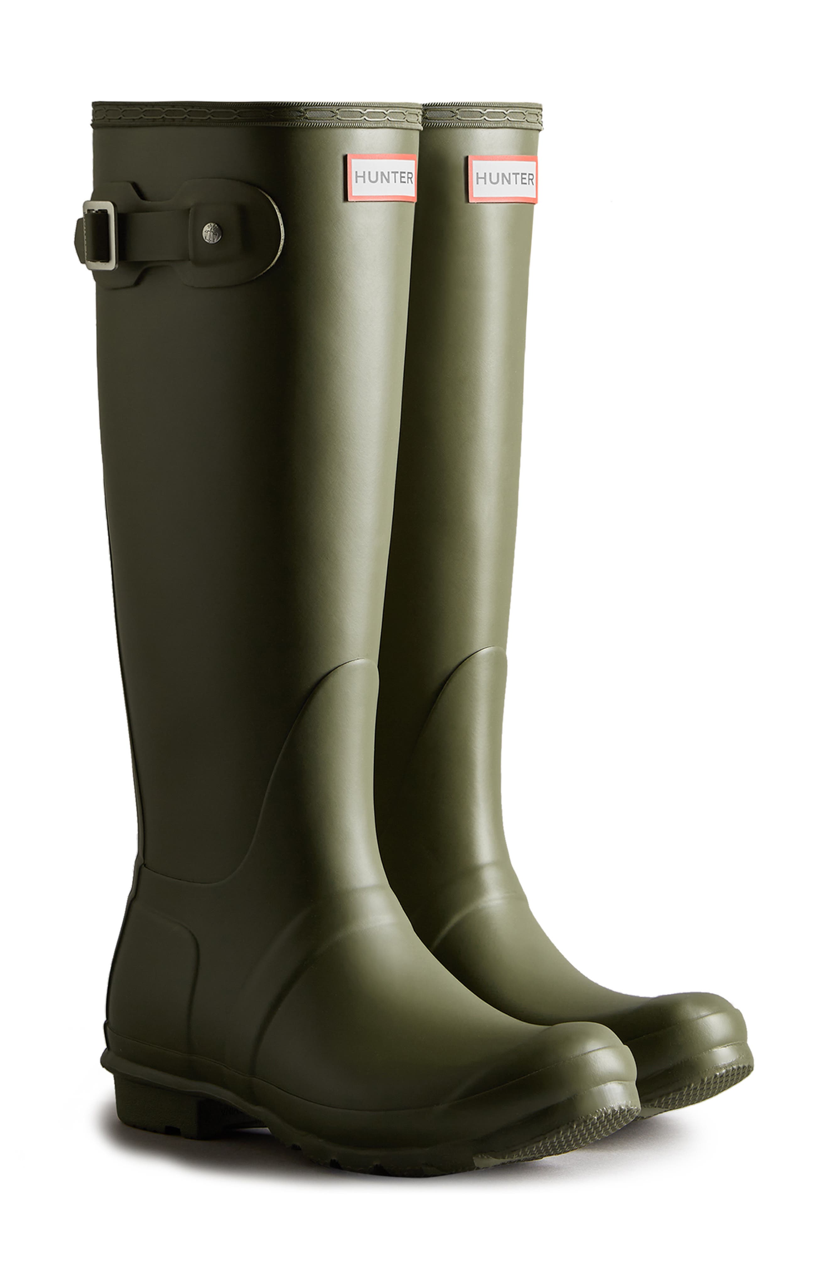 hunter green hunter rain boots