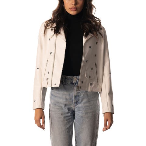 Women's White Leather & Faux Leather Jackets | Nordstrom