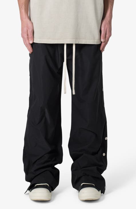 Oversize Side Snap Nylon Pants