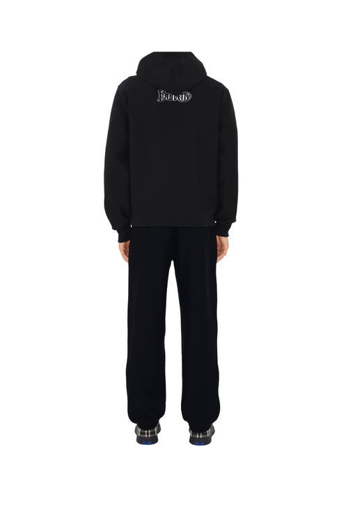 Burberry Logo-print Track Pants In Coal