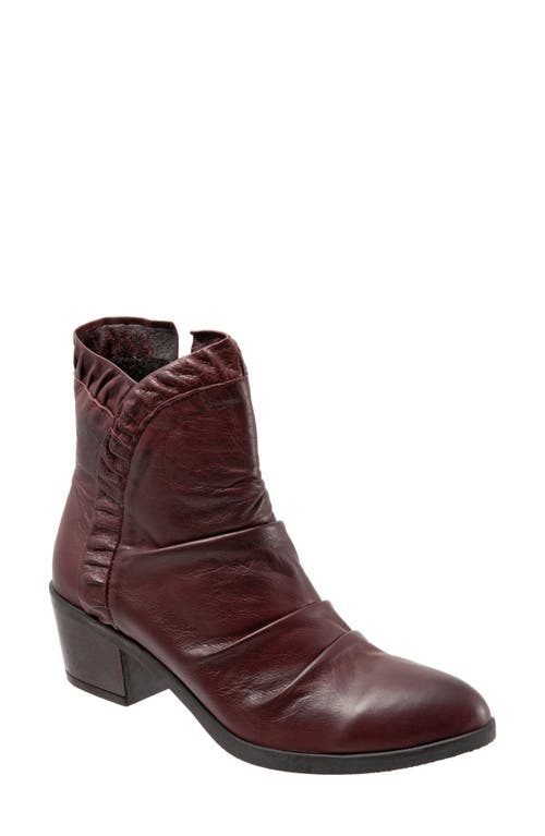 Bueno Connie Slouch Bootie Merlot Leather at Nordstrom,