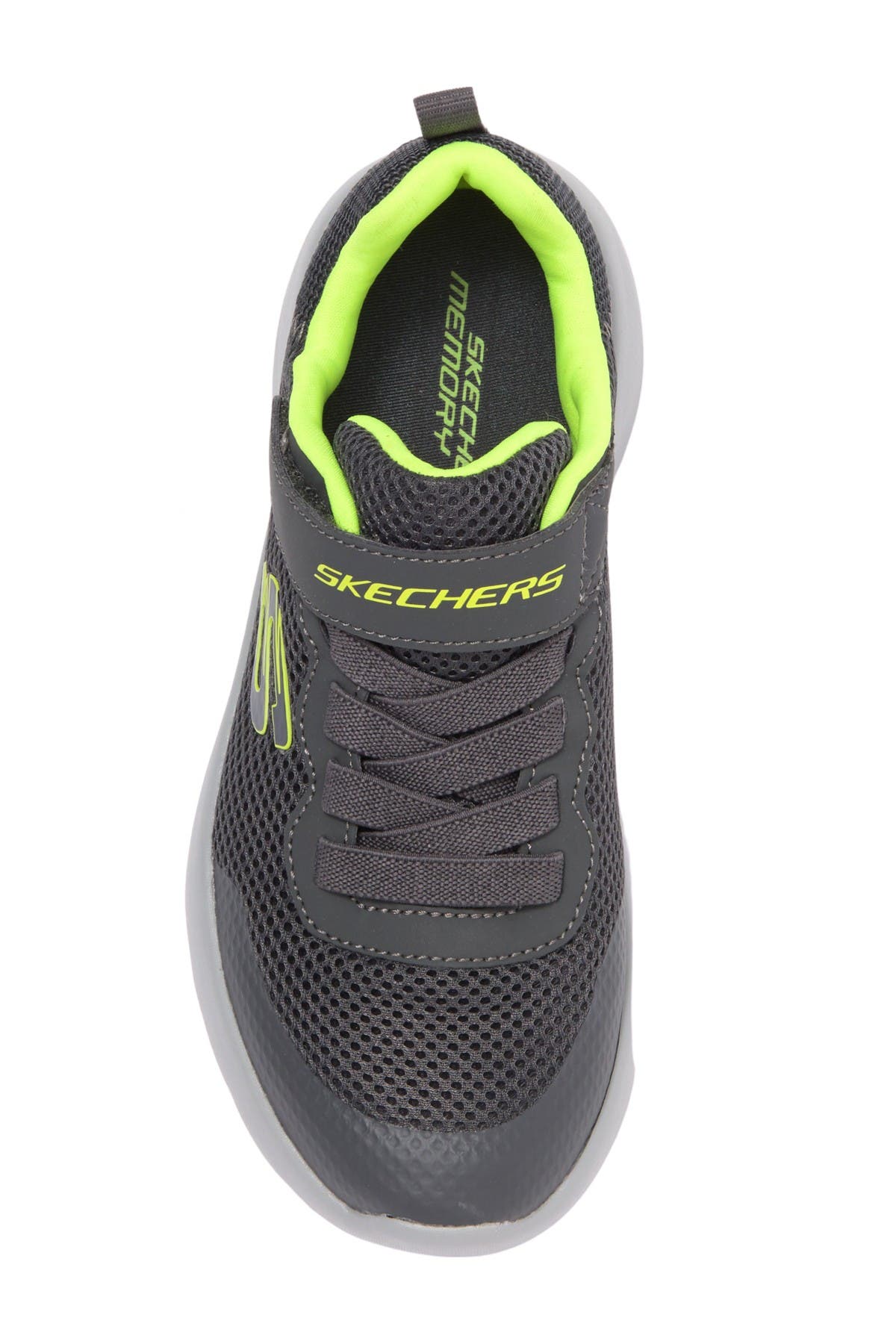 skechers junior boys dynamight day school trainers black