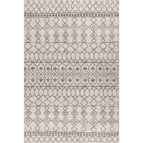Jonathan Y Izil Moroccan Beni Souk Area Rug In Cream/gray