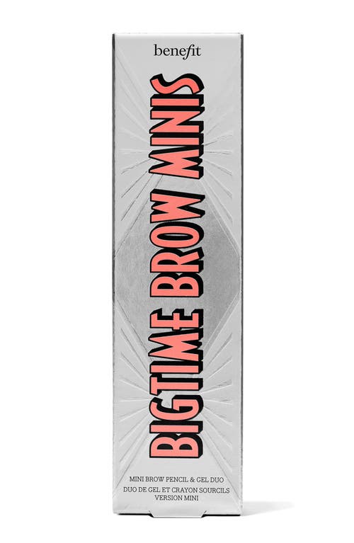 Benefit Cosmetics Mini Bigtime Brow Pencil And Brow Gel Set Shade 3 In Shade 3