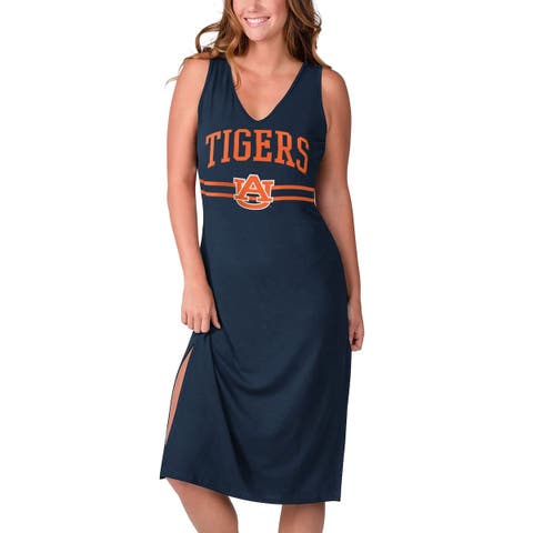 Women's WEAR by Erin Andrews Navy Dallas Cowboys Racerback Tank Midi Dress