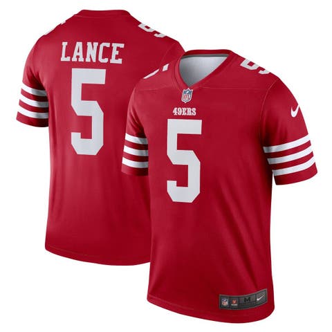 Outerstuff Youth Trey Lance White San Francisco 49ers Team Replica Player Jersey