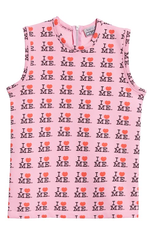 Shop Ashley Williams Serena I Heart Me Tank Top In I Heart Me Pink