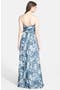 Amsale 'Amore' Floral Print Silk Chiffon Gown | Nordstrom