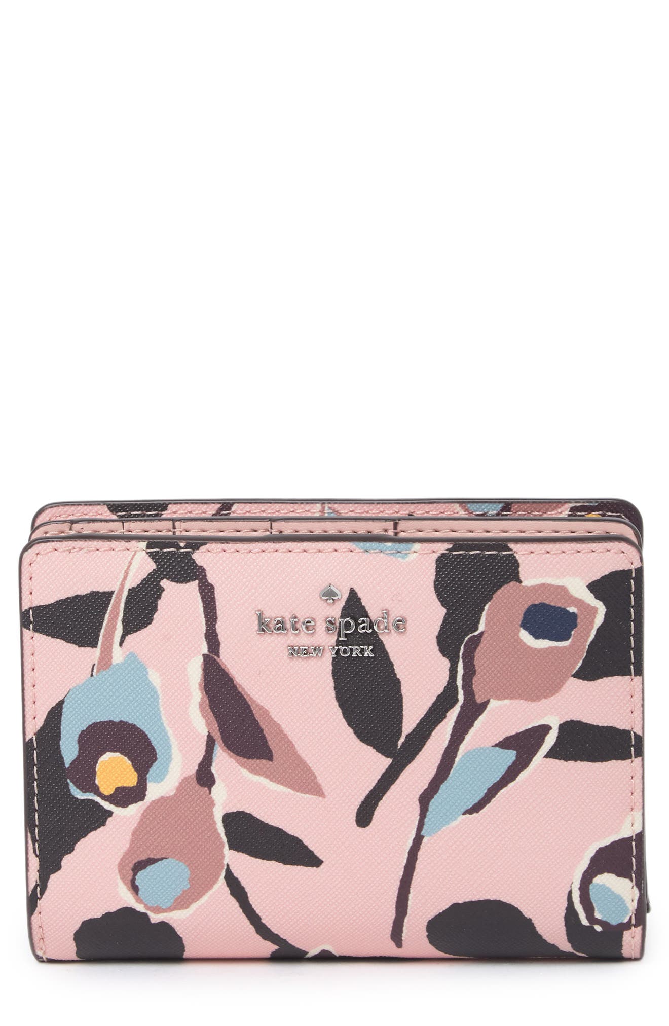 kate spade cameron paper rose wallet
