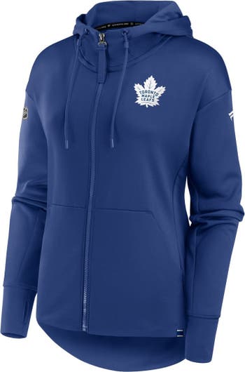 Adidas Toronto Maple Leafs Womens Medium Pullover Hoodie Blue New