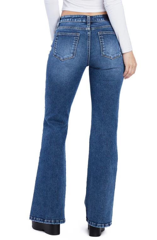 Hint Of Blu Flare Jeans In New Orleans Blue