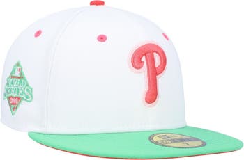 Men's New Era White/Green Washington Nationals 10th Anniversary Watermelon Lolli 59FIFTY Fitted Hat