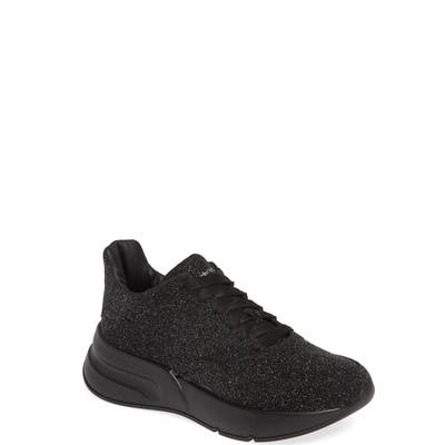Alexander Mcqueen Oversize Runner Sneaker, Black