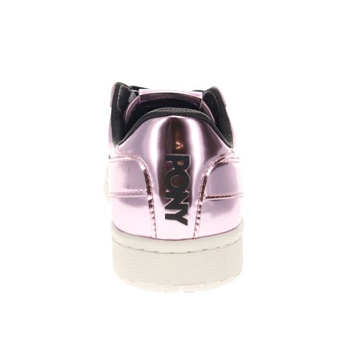 Pony Mens M-80 Low Metallic Genuine Leather Premium Lace Up Athletic Sneaker Shoe In Rose Gold